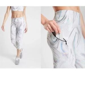 Athleta Contender Opal Capri Powerlift Leggings - Size Small